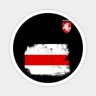 Belarus Pogonya White Red White Vintage Flag Magnet